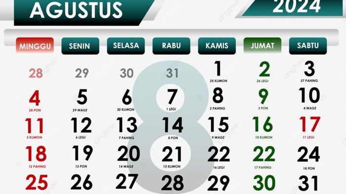 Ada 5 Tanggal Merah di Bulan Agustus 2024, Apa Saja ?